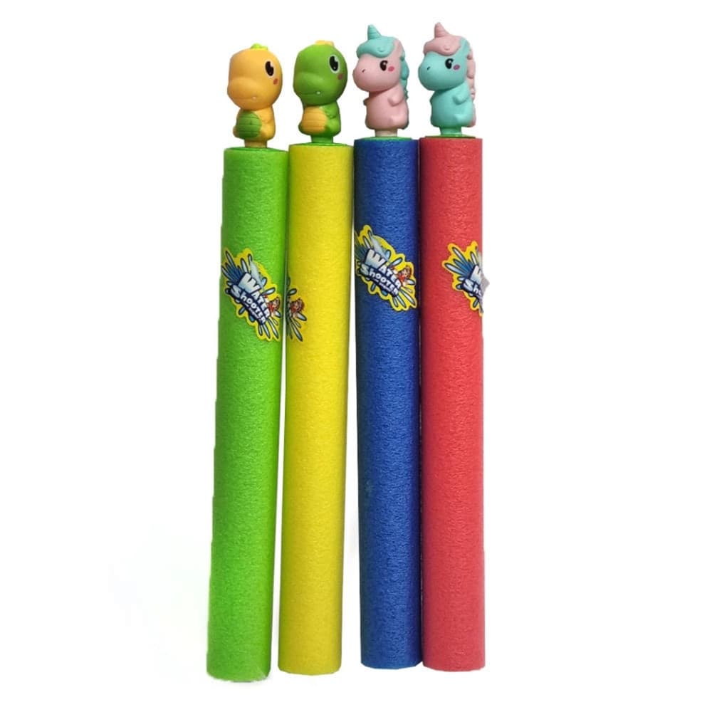 TUBO PISTOLA SPARA ACQUA CON ANIMALETTI 36X4CM SCHIUMA GIOCATTOLO PER BAMBINI 6559062 - 4