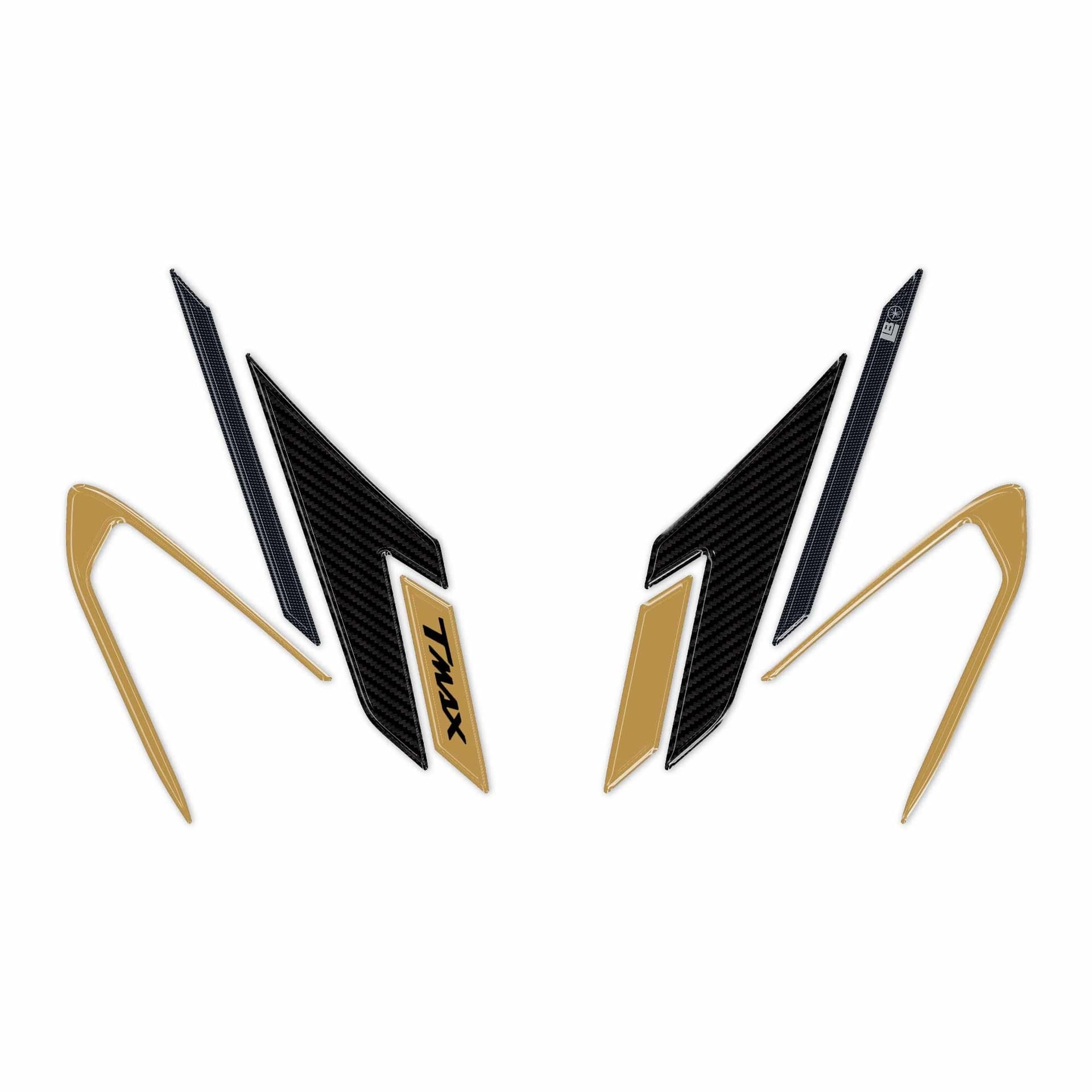 Protezione Frontale scooter adesivi in gel 3D compatibili con Yamaha Tmax 2025 - 17