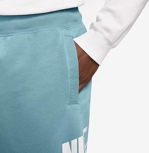 NIKE DX0502-010 M NK Club Alumni HBR FT Short Pantaloni Sportivi Uomo  Denim Turq/ Denim Turq/ White - 3