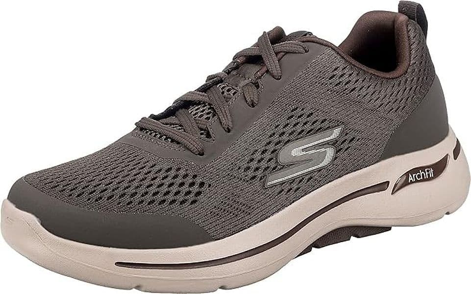 Skechers - Go Walk Arch Fit, Scarpe da ginnastica, Uomo, Brown Taupe - 3