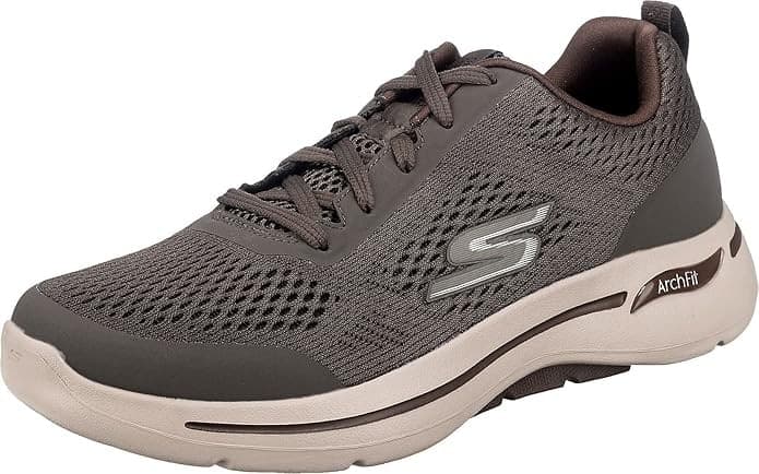 Skechers - Go Walk Arch Fit, Scarpe da ginnastica, Uomo, Brown Taupe - 3