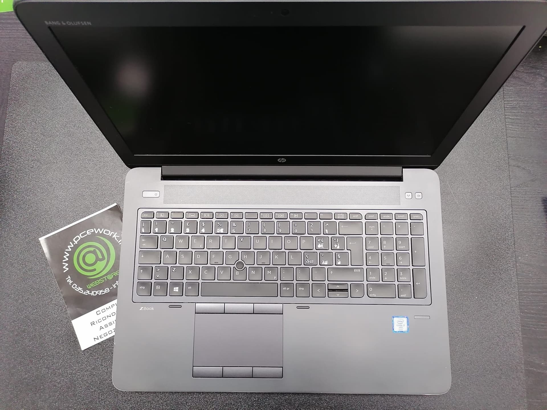 MOBILE WORKSTATION HP ZBOOK 15 G3 INTEL CORE I7-6820HQ 2.70GHZ - 6