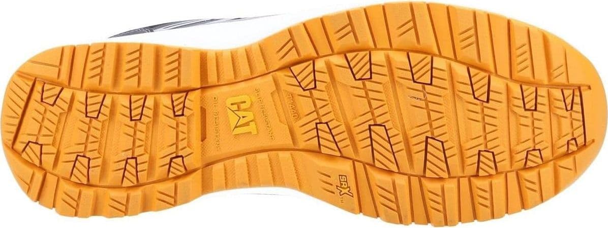 Cat Workwear Charge S3 - Scarpe da Lavoro Resistenti all'Acqua Nero-Arancione - 3