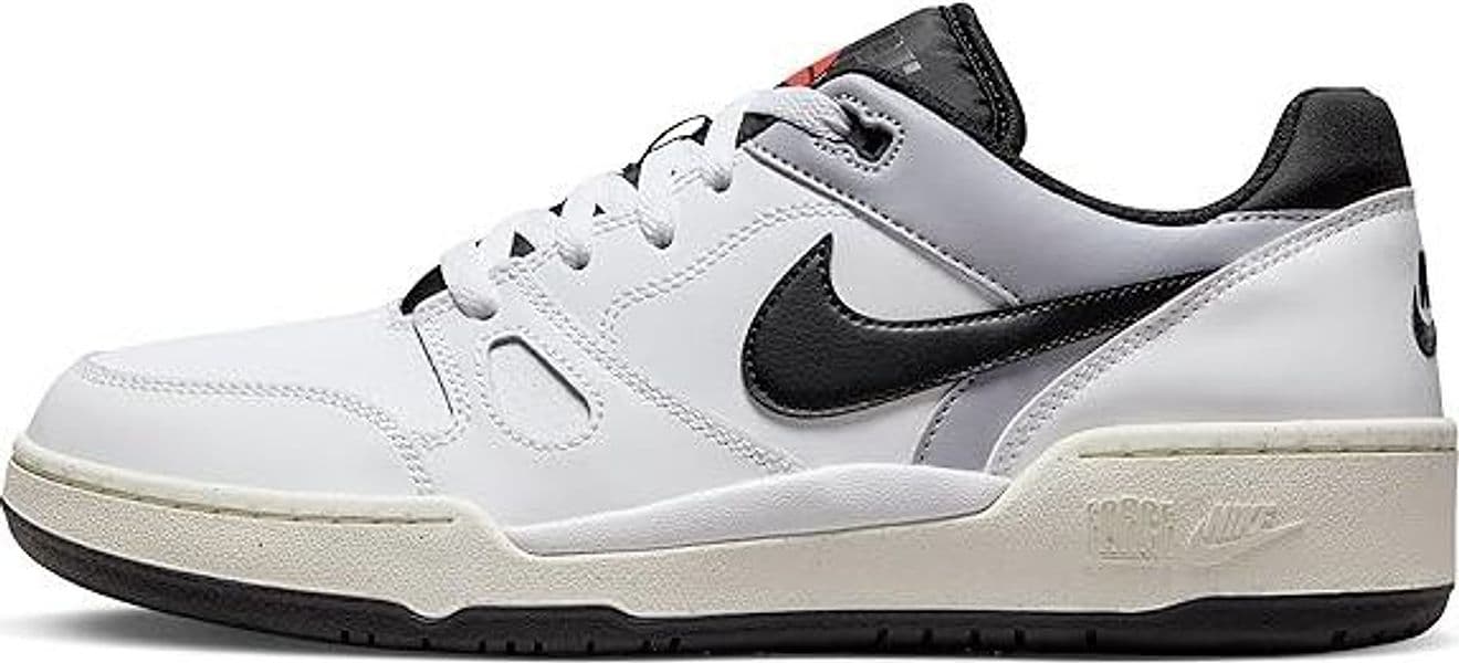 Nike Full Force Low, Sneaker Uomo, White/Black-Pewter-Sail - 3