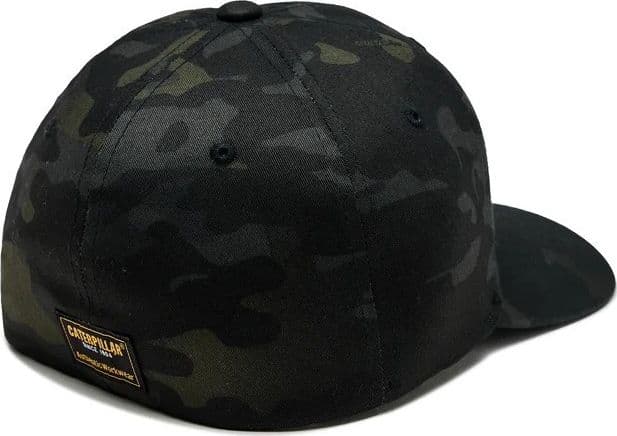 Berretto visiera precurvata Caterpillar CAT - Trademark flexfit cap W01700 Night Camo - 3