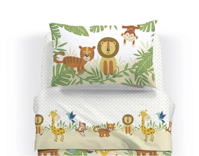 Completo Lenzuola in Cotone Caleffi Tropical - 2