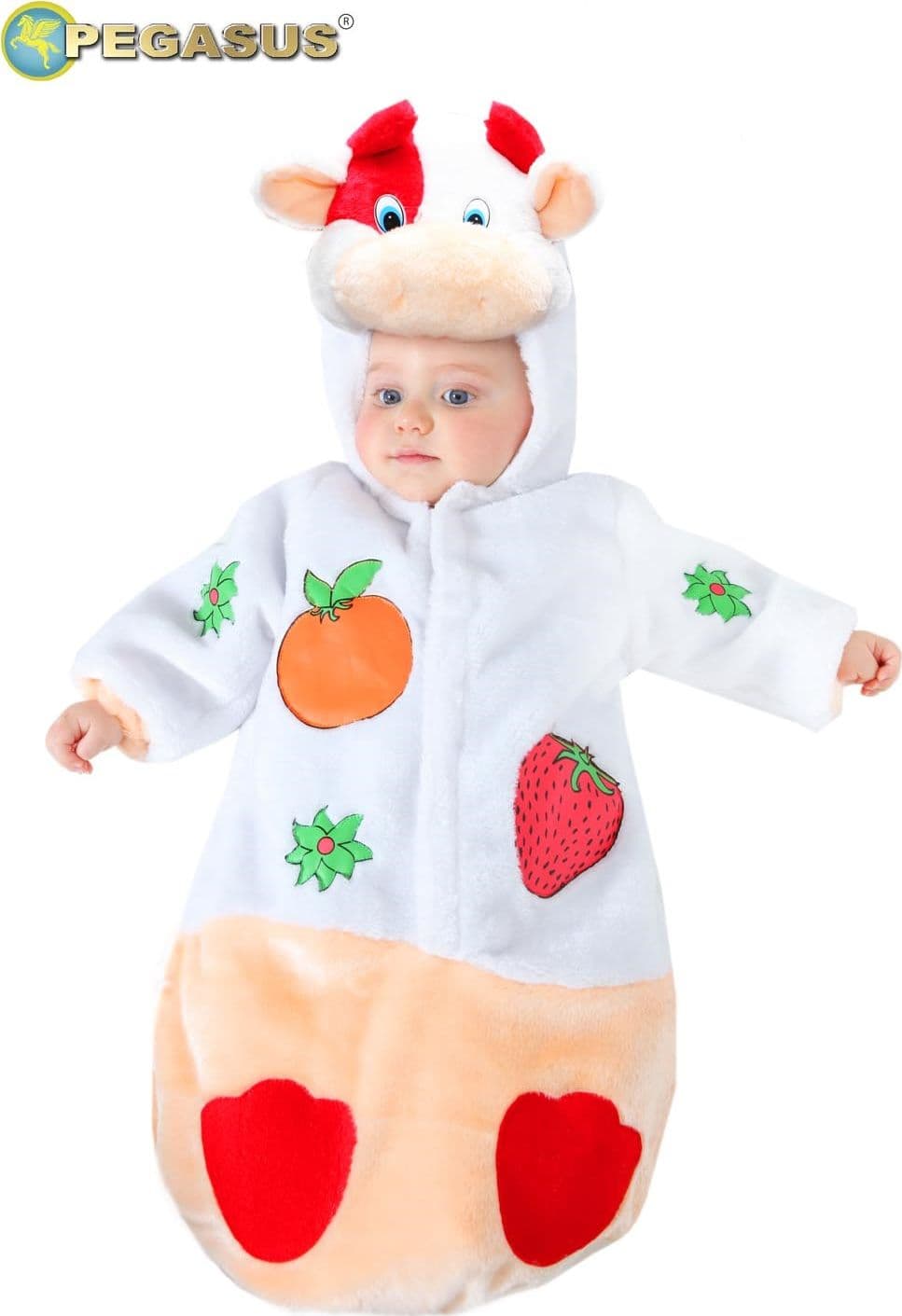 COSTUME CARNEVALE  FRUTTOLO NEONATO/A TAGLIA UNICA 3/6 MESI - 2