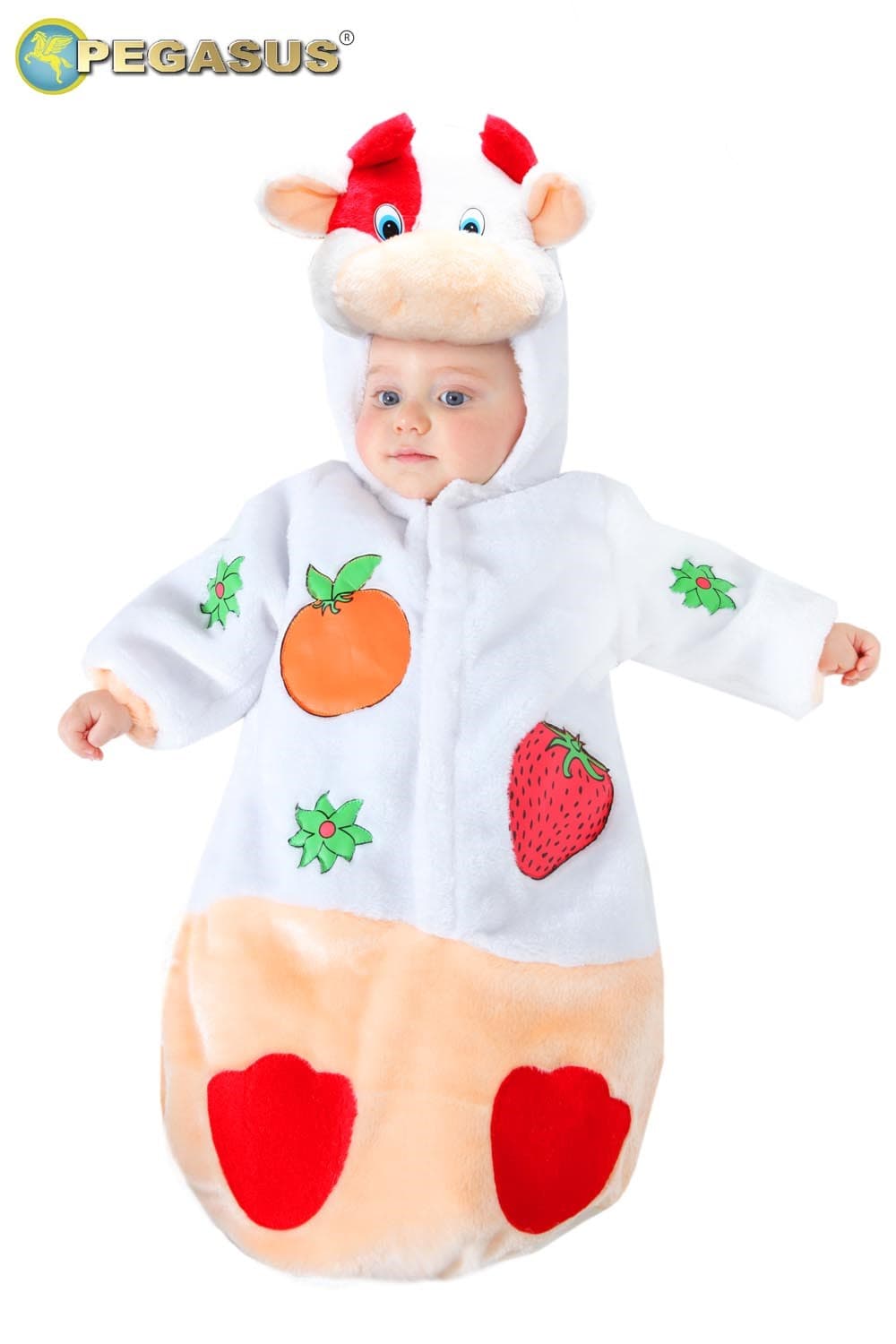 COSTUME CARNEVALE  FRUTTOLO NEONATO/A TAGLIA UNICA 3/6 MESI - 2