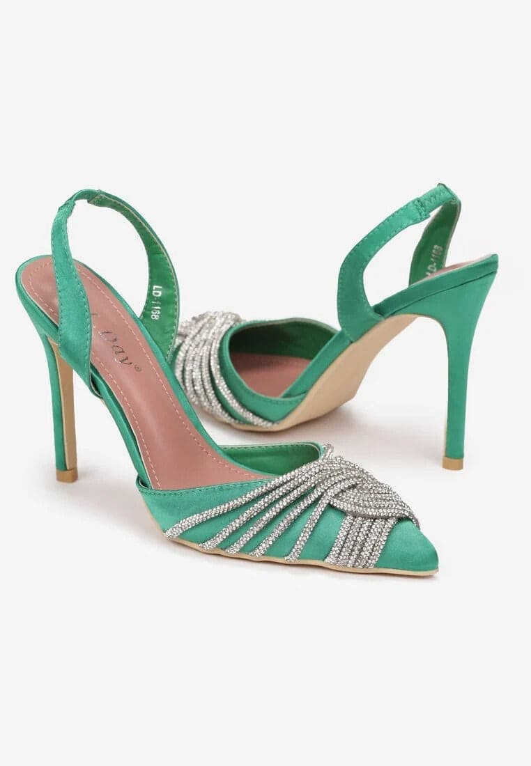Derby - Dècolletè con strass intrecciati in Scarpe col tacco Affari di Famiglia - Sant’Angelo a Cupolo, commercioVirtuoso.it