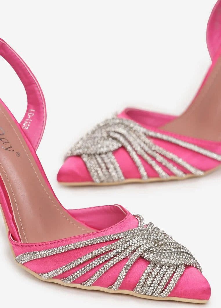 Derby - Dècolletè con strass intrecciati in Scarpe col tacco Affari di Famiglia - Sant’Angelo a Cupolo, commercioVirtuoso.it