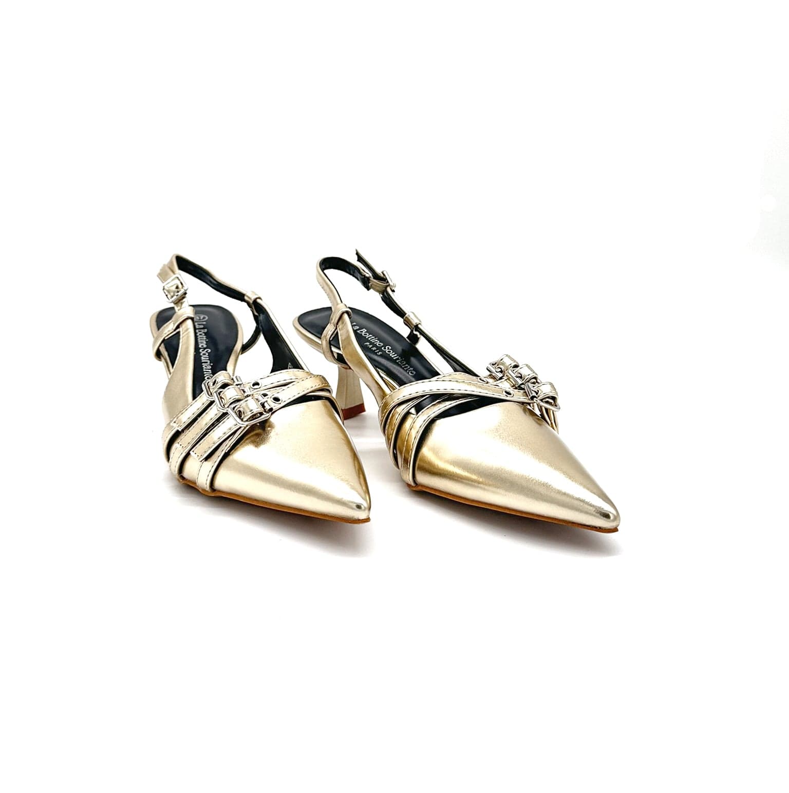 Jaclyn - Dècolletè Slingback con stringhe in Scarpe col tacco Affari di Famiglia - Sant’Angelo a Cupolo, commercioVirtuoso.it