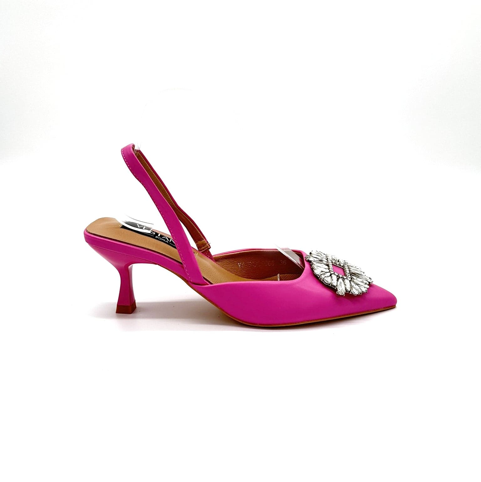 Hannah - Dècolletè Slingback con applicazione Gioiello - 26