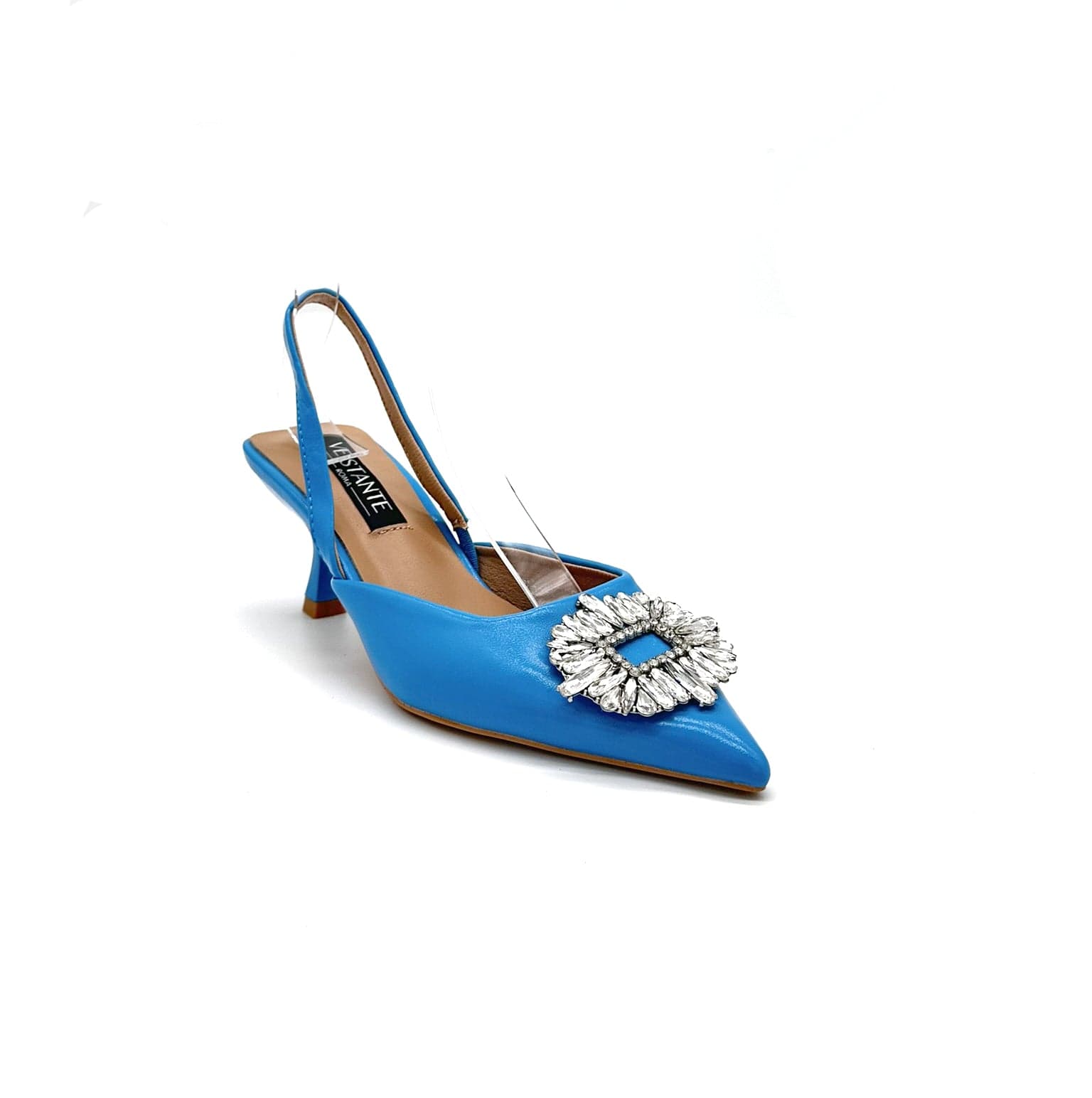 Hannah - Dècolletè Slingback con applicazione Gioiello - 4