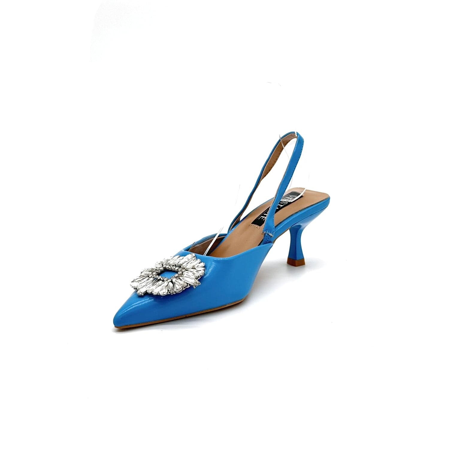 Hannah - Dècolletè Slingback con applicazione Gioiello - 5