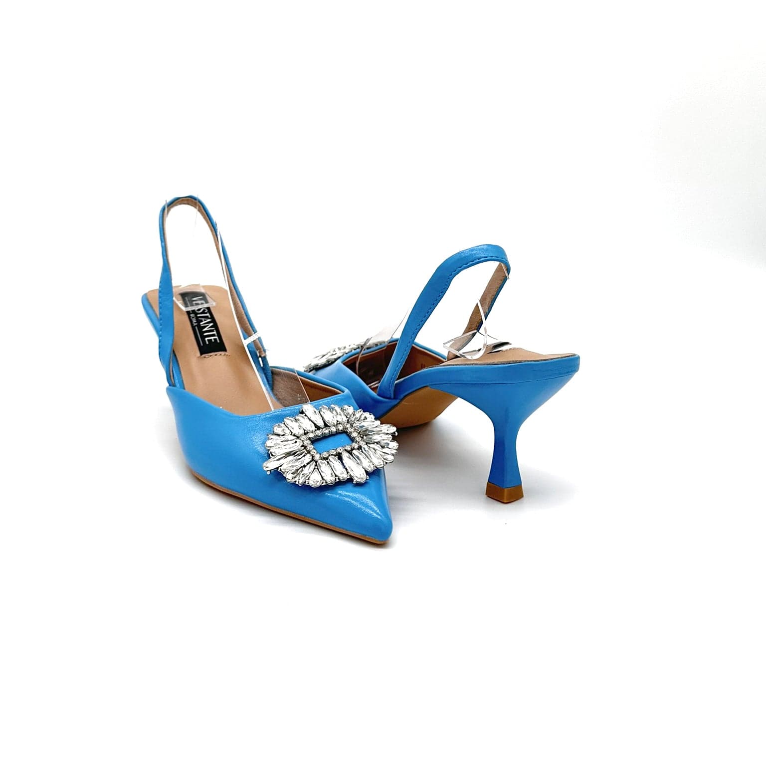 Hannah - Dècolletè Slingback con applicazione Gioiello - 6