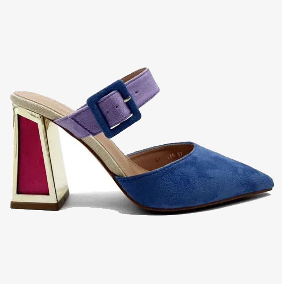 Grace - Dècolletè Con Cinturino Bicolore in Scarpe col tacco Affari di Famiglia - Sant’Angelo a Cupolo, commercioVirtuoso.it