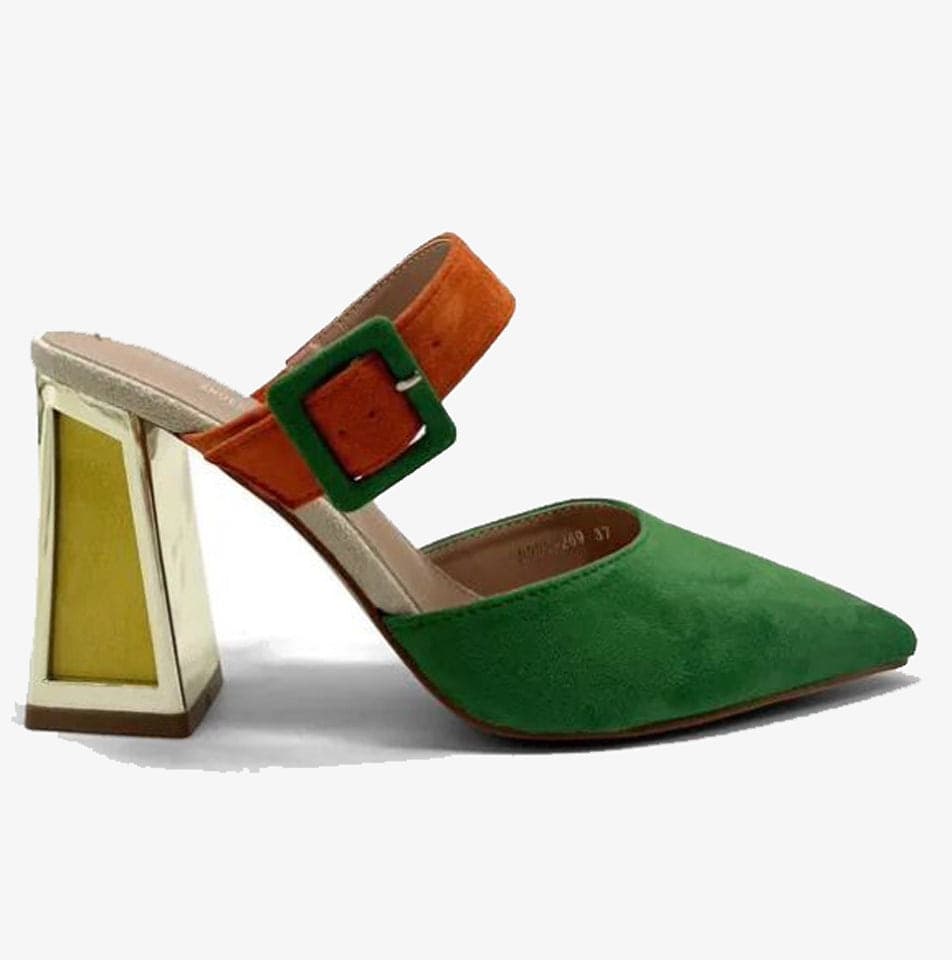 Grace - Dècolletè Con Cinturino Bicolore in Scarpe col tacco Affari di Famiglia - Sant’Angelo a Cupolo, commercioVirtuoso.it