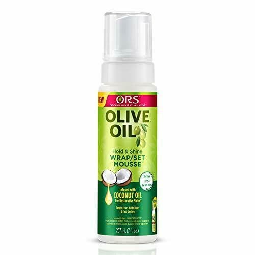 ORS OLIVE OIL WRAP/SET MOUSSE INFUSED WITH COCONUT OIL 207 ML SCHIUMA IDRATANTE CAPELLI AFRO LEAVE-IN - 2