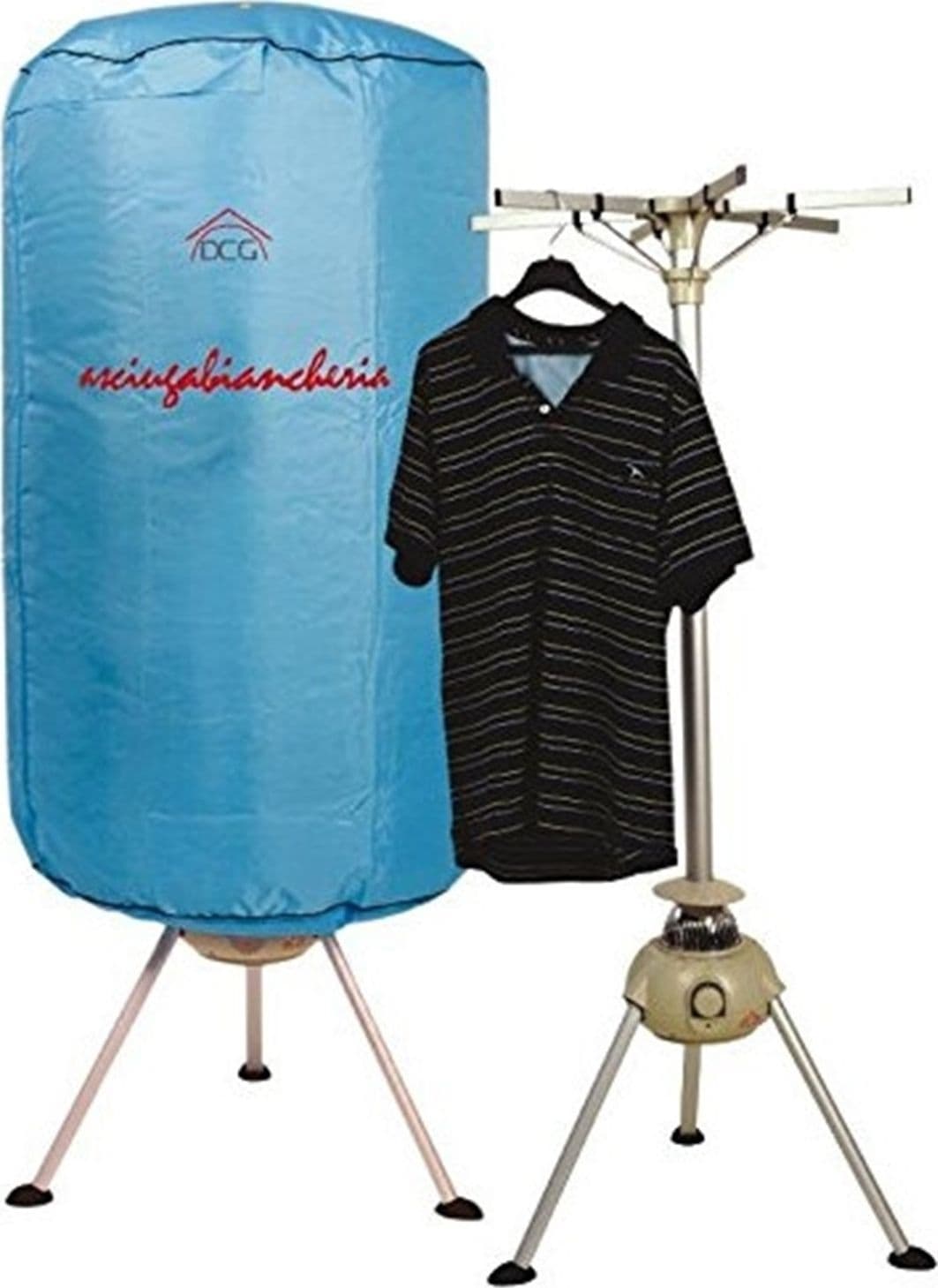 Dcg Sb8325 Asciugabiancheria Portatile Con Elemento Riscaldante Ceramico Con Soffiante Omnidirezionale Capacita' 8 Kg - 2