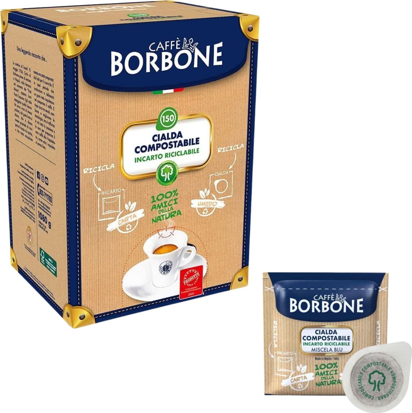 Caffè Borbone Miscela Blu 150 Cialde - 2