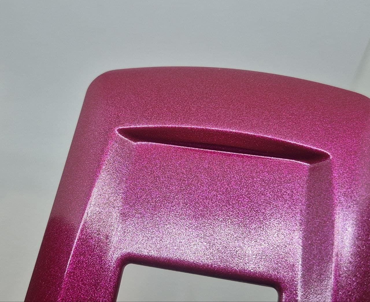 PLACCA ROSSO CICLAMINO METALLIZZATO IN ABS PER SCATOLE RETTANGOLARI SERIE ECLIPSE ROSSO CICLAMINO - 2