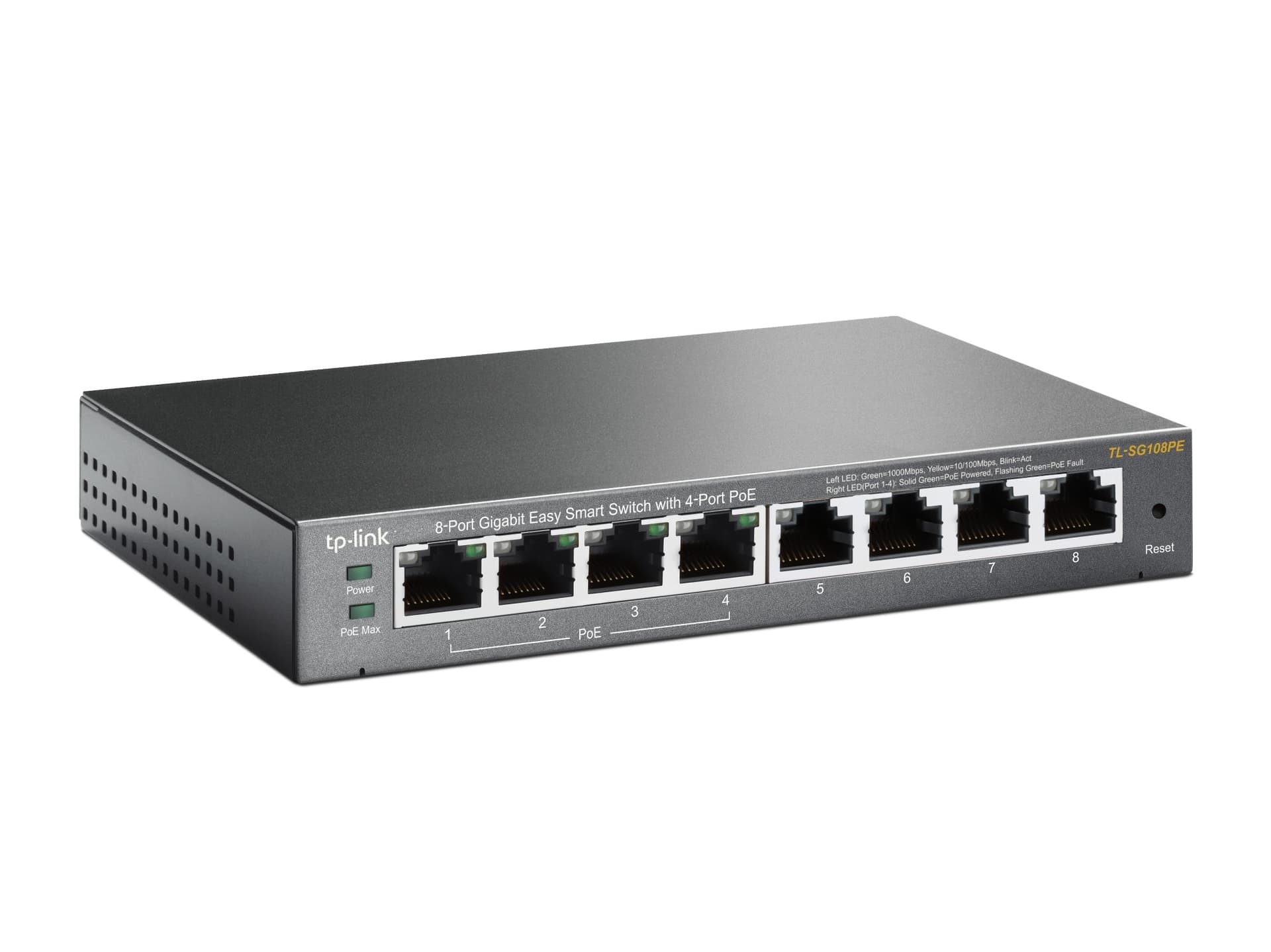 Easy Smart Switch 8 Porte Gigabit con 4 Porte PoE TL-SG108PE in  Innovamy.it - Milano, commercioVirtuoso.it