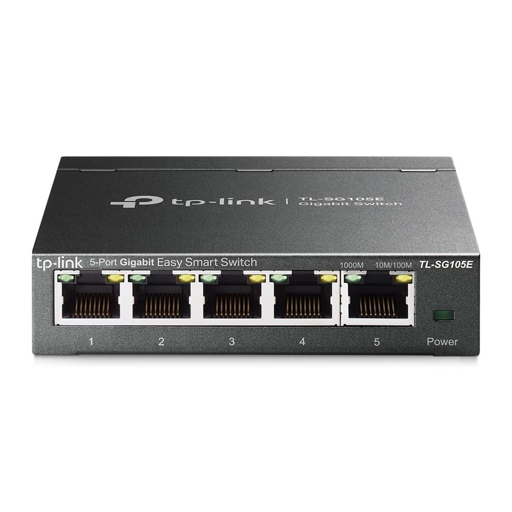 Switch Easy Smart con 5 Porte Gigabit TP-Link TL-SG105E