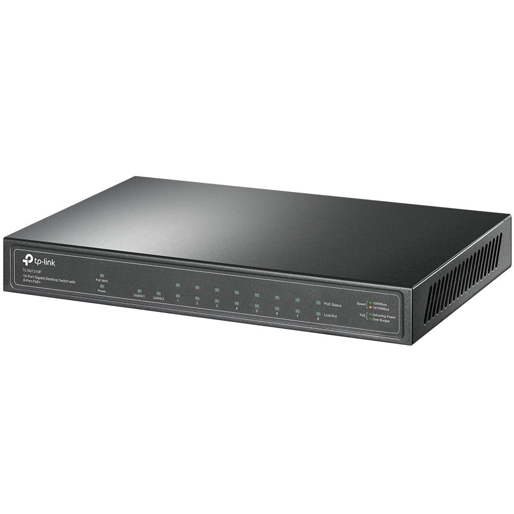 Switch 10 porte Gigabit 8 porte PoE+ 1 SFP TL-SG1210P in  Innovamy.it - Milano, commercioVirtuoso.it