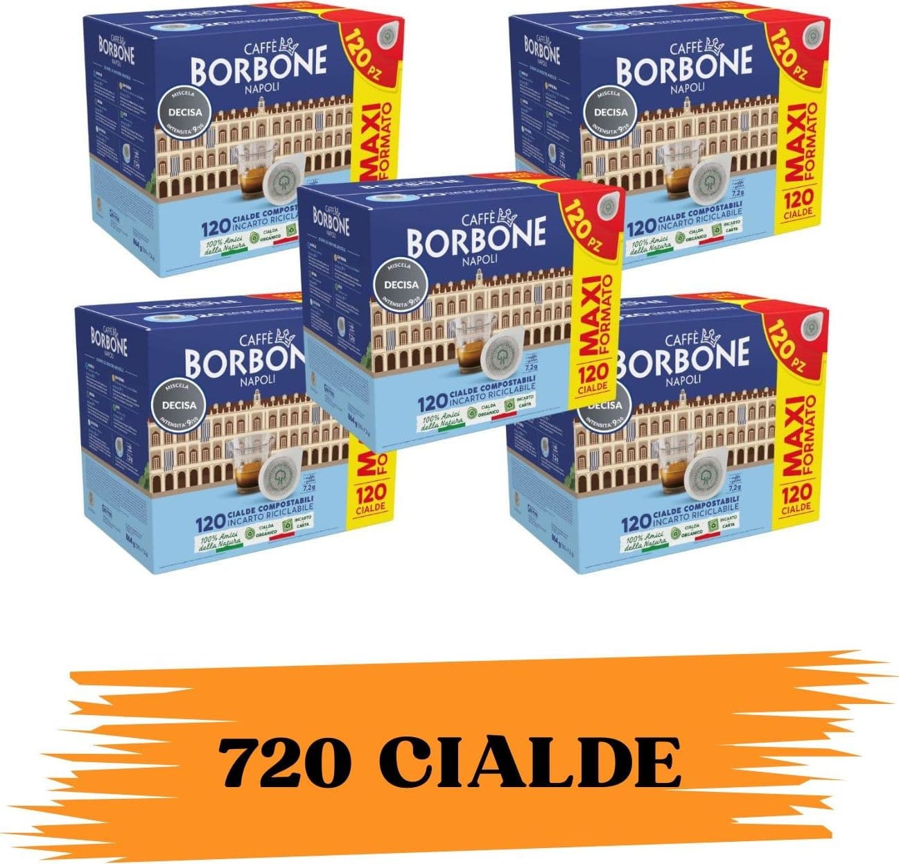 Caffè Borbone Miscela Decisa Cialde 720 CIALDE - 2