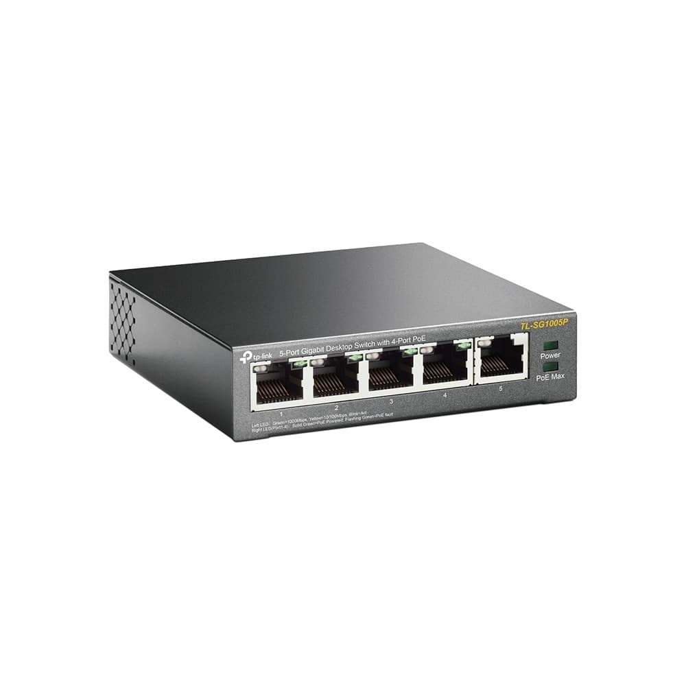 PoE switch 5 porte Gbit 4 PoE max 56W TP-Link TL-SG1005P in  Innovamy.it - Milano, commercioVirtuoso.it