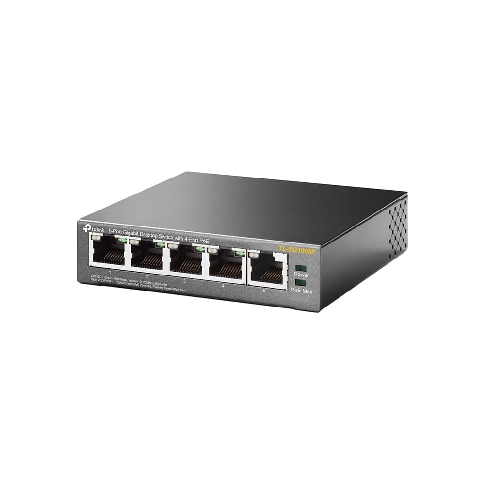 PoE switch 5 porte Gbit 4 PoE max 56W TP-Link TL-SG1005P in  Innovamy.it - Milano, commercioVirtuoso.it