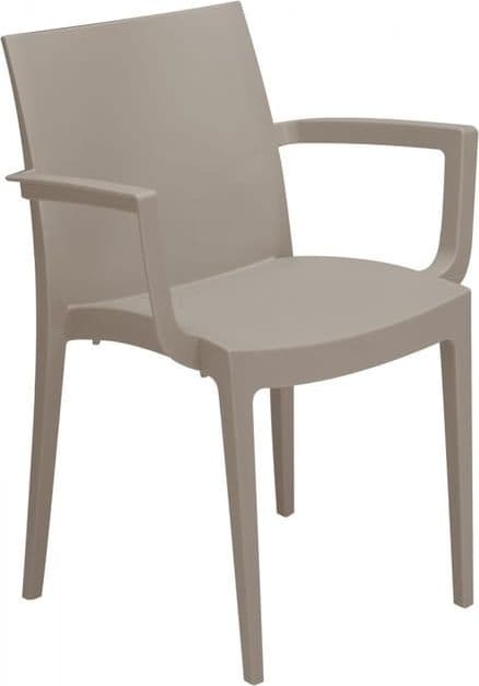 Sedia in Polipropilene "San Francisco" con braccioli per interno e esterno, adatto per bar e strutture in Sedie per tavolo da giardino Decor Space - Altamura, commercioVirtuoso.it