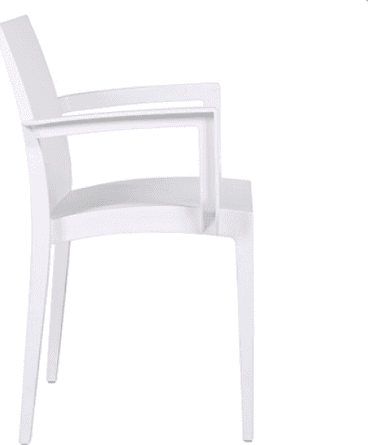 Sedia in Polipropilene "San Francisco" con braccioli per interno e esterno, adatto per bar e strutture in Sedie per tavolo da giardino Decor Space - Altamura, commercioVirtuoso.it