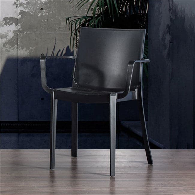 Sedia in Polipropilene "San Francisco" con braccioli per interno e esterno, adatto per bar e strutture in Sedie per tavolo da giardino Decor Space - Altamura, commercioVirtuoso.it