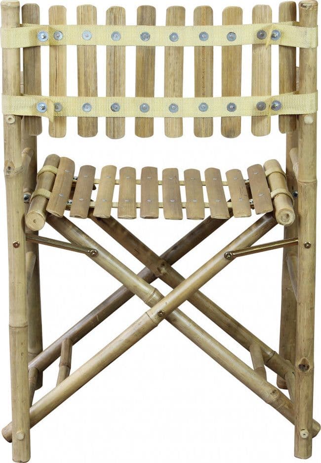 Sedia regista "Mimosa" in legno di Bamboo, 60 x 44 x 88 cm in Sedie per tavolo da giardino Decor Space - Altamura, commercioVirtuoso.it
