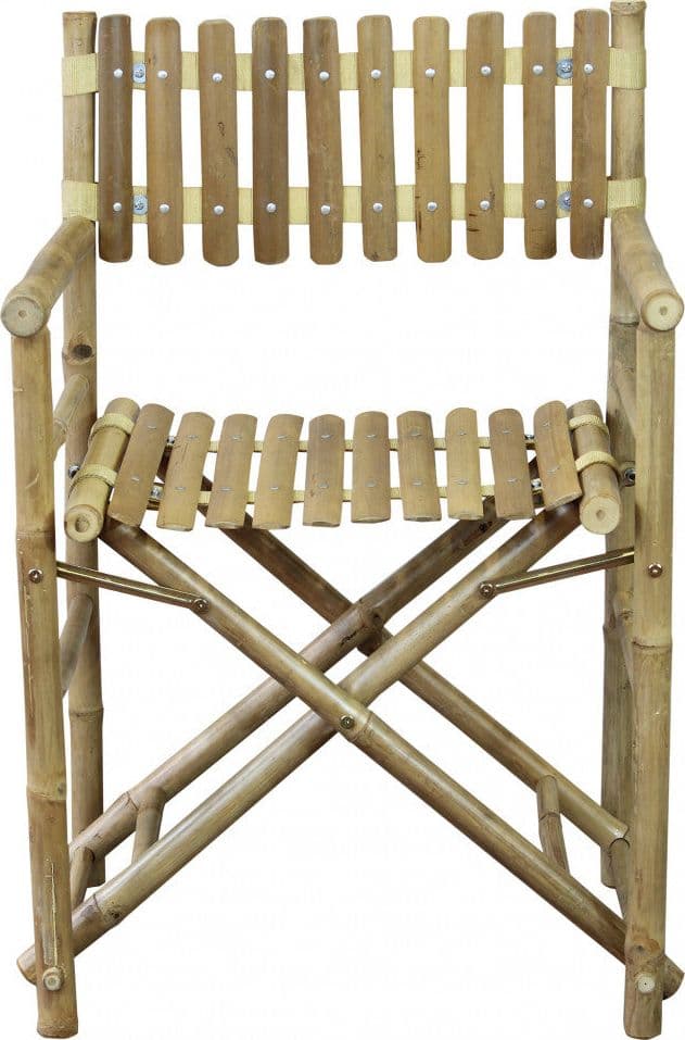 Sedia regista "Mimosa" in legno di Bamboo, 60 x 44 x 88 cm in Sedie per tavolo da giardino Decor Space - Altamura, commercioVirtuoso.it