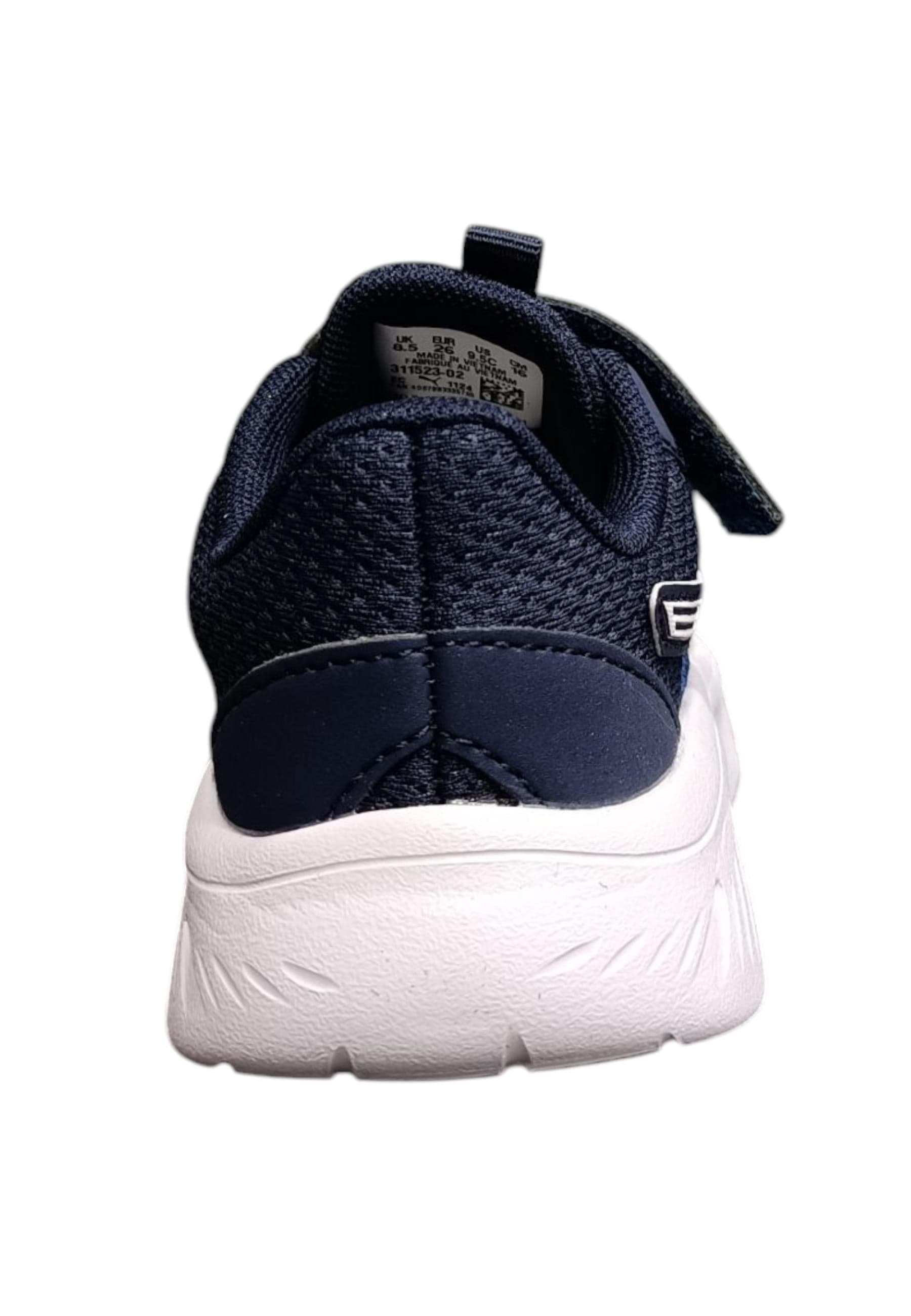 Scarpe sneakers Bambini e ragazzi PUMA flexfocus  azzurro-nero-bianco laccio elastico e velcro in Ballerine Scarpetteria Gica - Trani, commercioVirtuoso.it