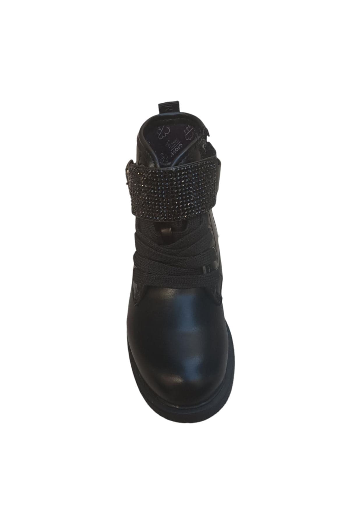 Scarpe anfibio Bambine e ragazze GIOSEPPO ROSKILDE  nero laccio e zip laterale in Ballerine Scarpetteria Gica - Trani, commercioVirtuoso.it