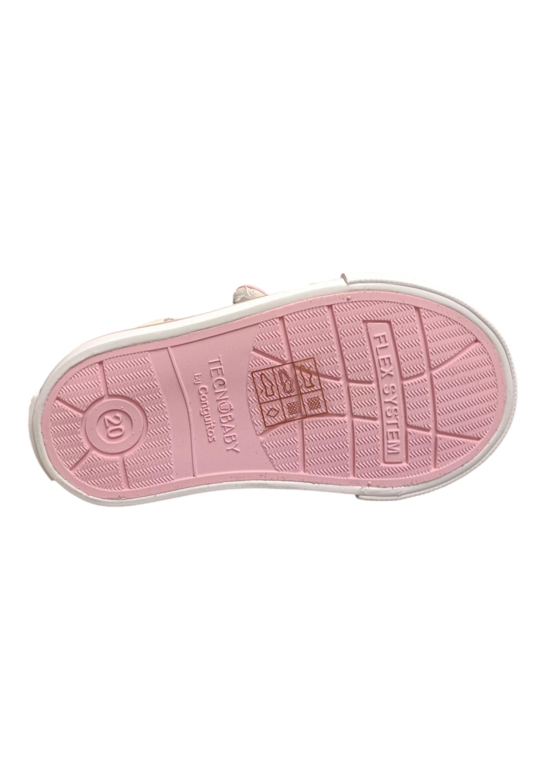 Scarpe sneakers Bambine Conquitos TESH  Multicolor velcro - 5
