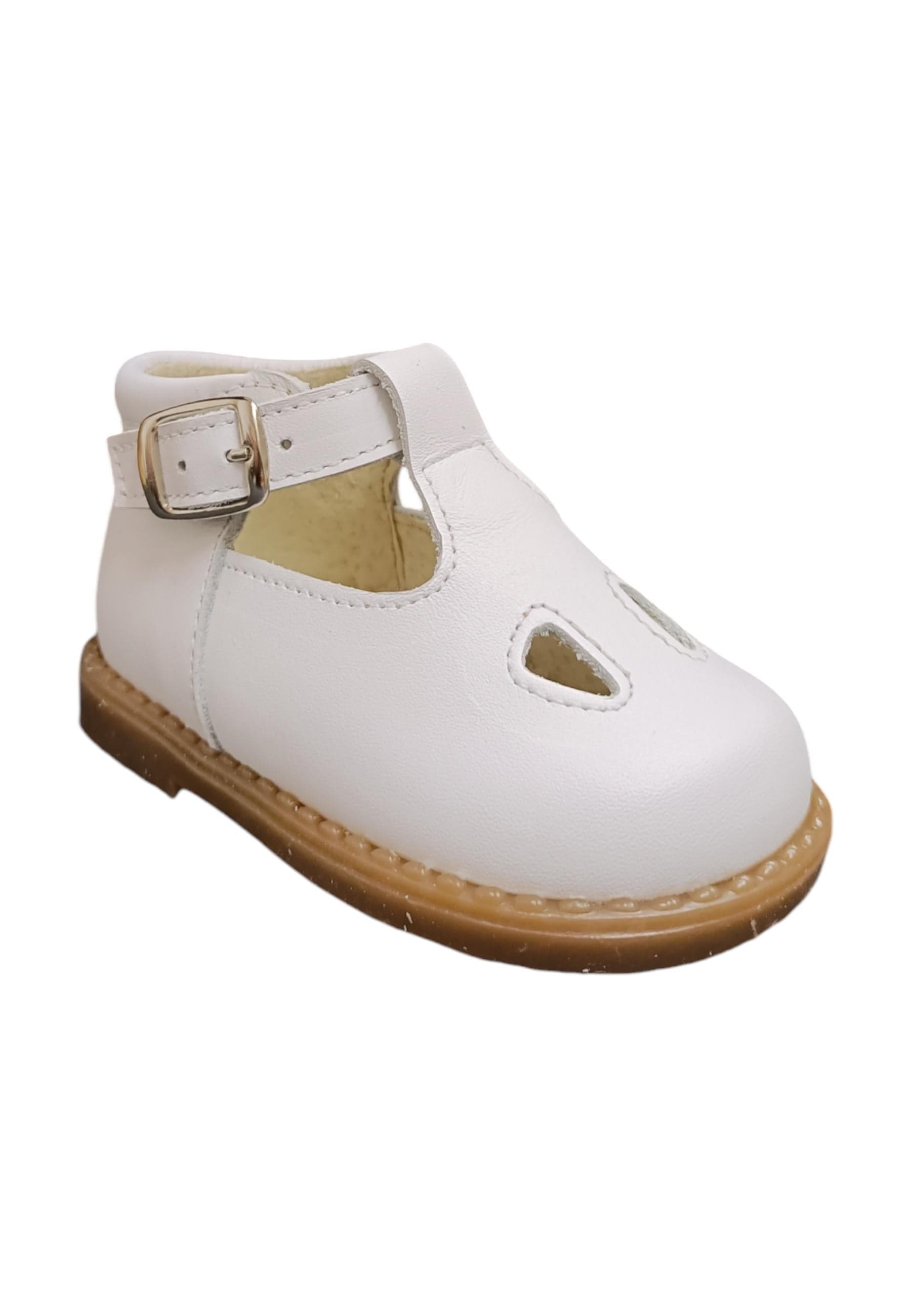 Scarpe occhi di bue-semiaperto Bambini panyno B2808  bianco fibia in Ballerine Scarpetteria Gica - Trani, commercioVirtuoso.it