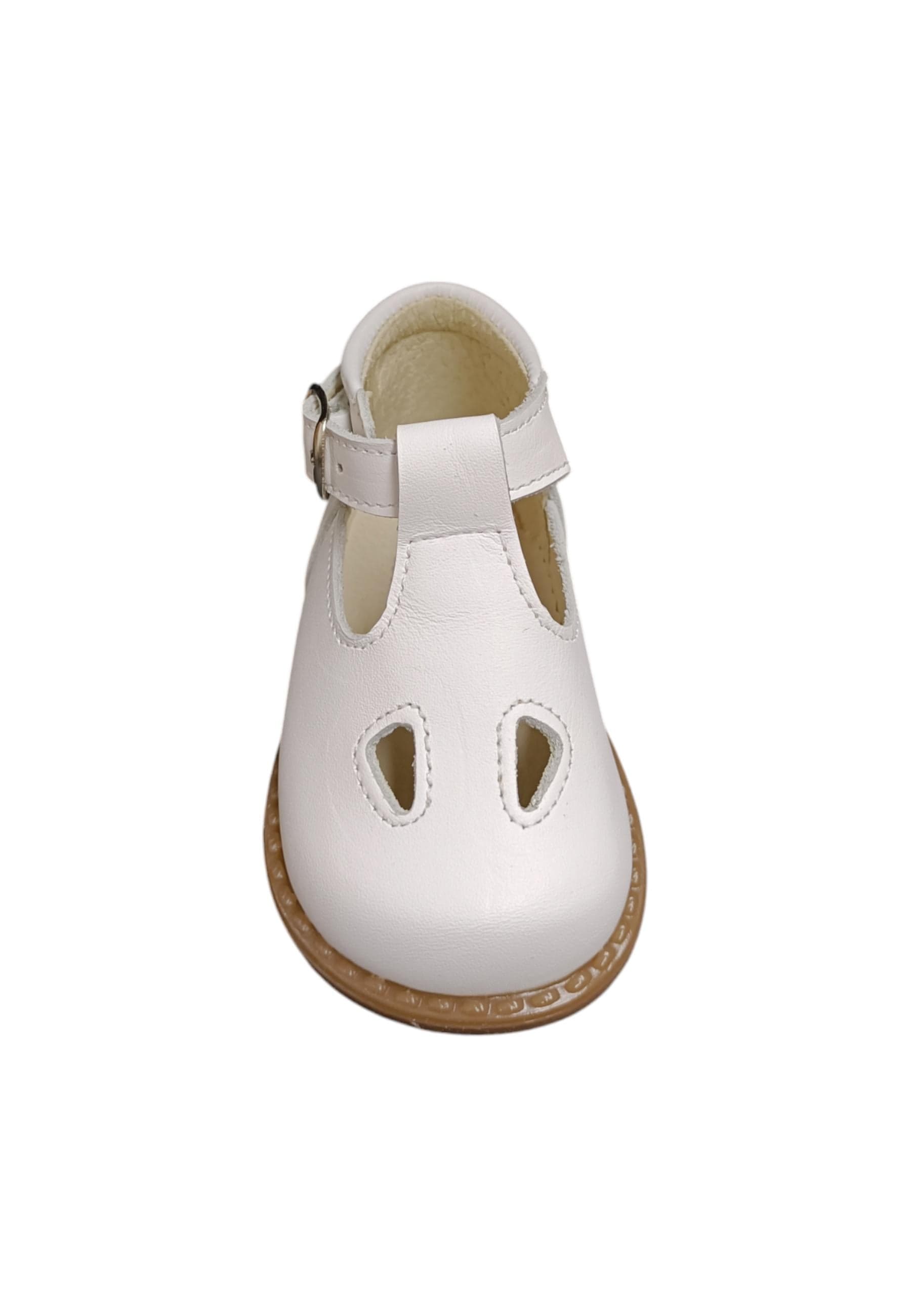 Scarpe occhi di bue-semiaperto Bambini panyno B2808  bianco fibia in Ballerine Scarpetteria Gica - Trani, commercioVirtuoso.it