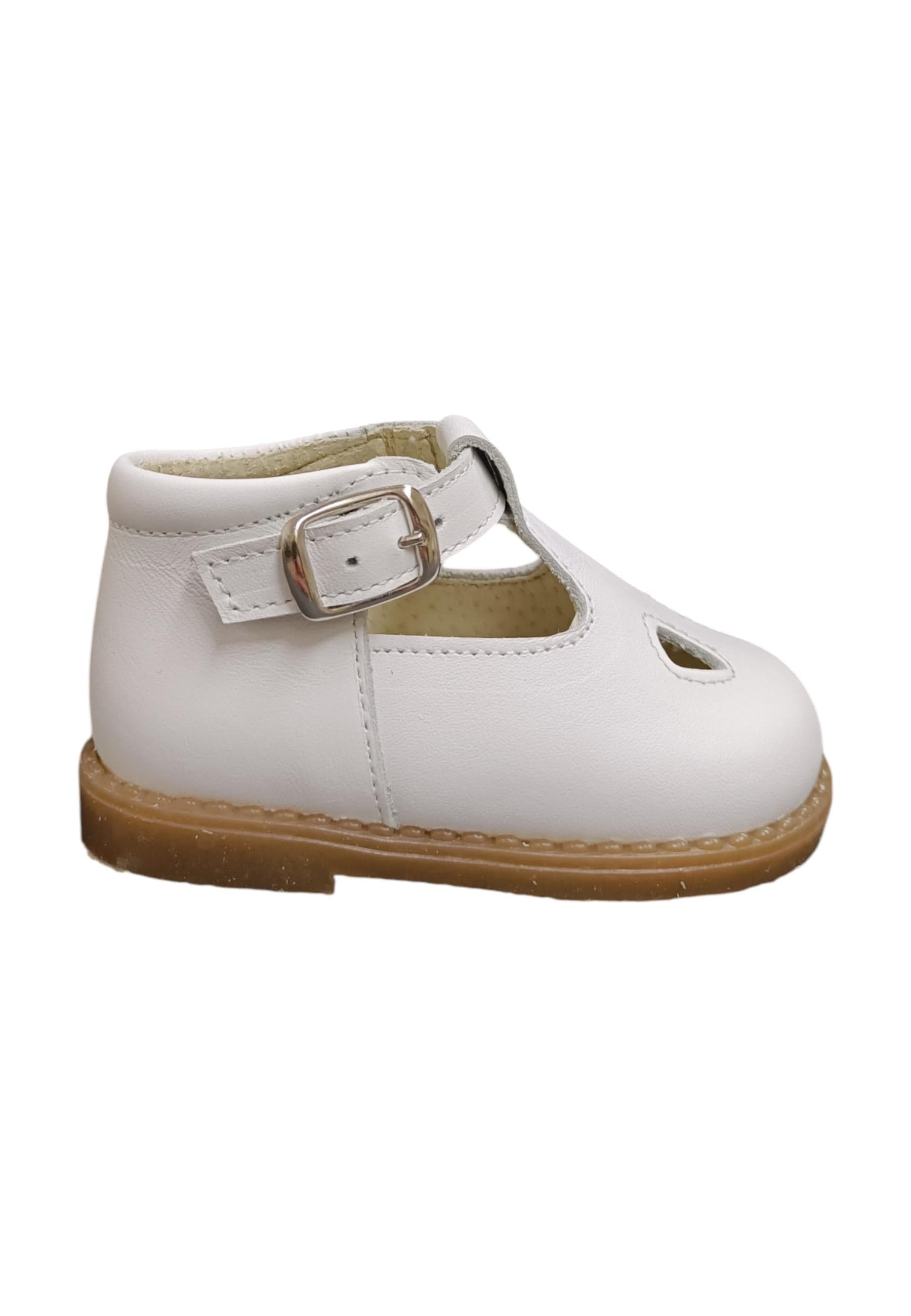 Scarpe occhi di bue-semiaperto Bambini panyno B2808  bianco fibia - 6