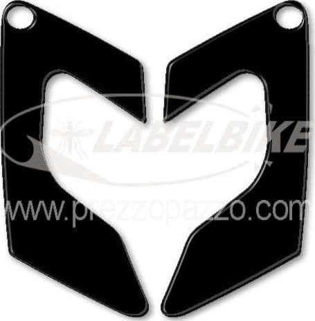 2 ADESIVI 3D PROTEZIONE ZONA PIEDI compatibili per X MAX  YAMAHA XMAX 2006-2009 - 2