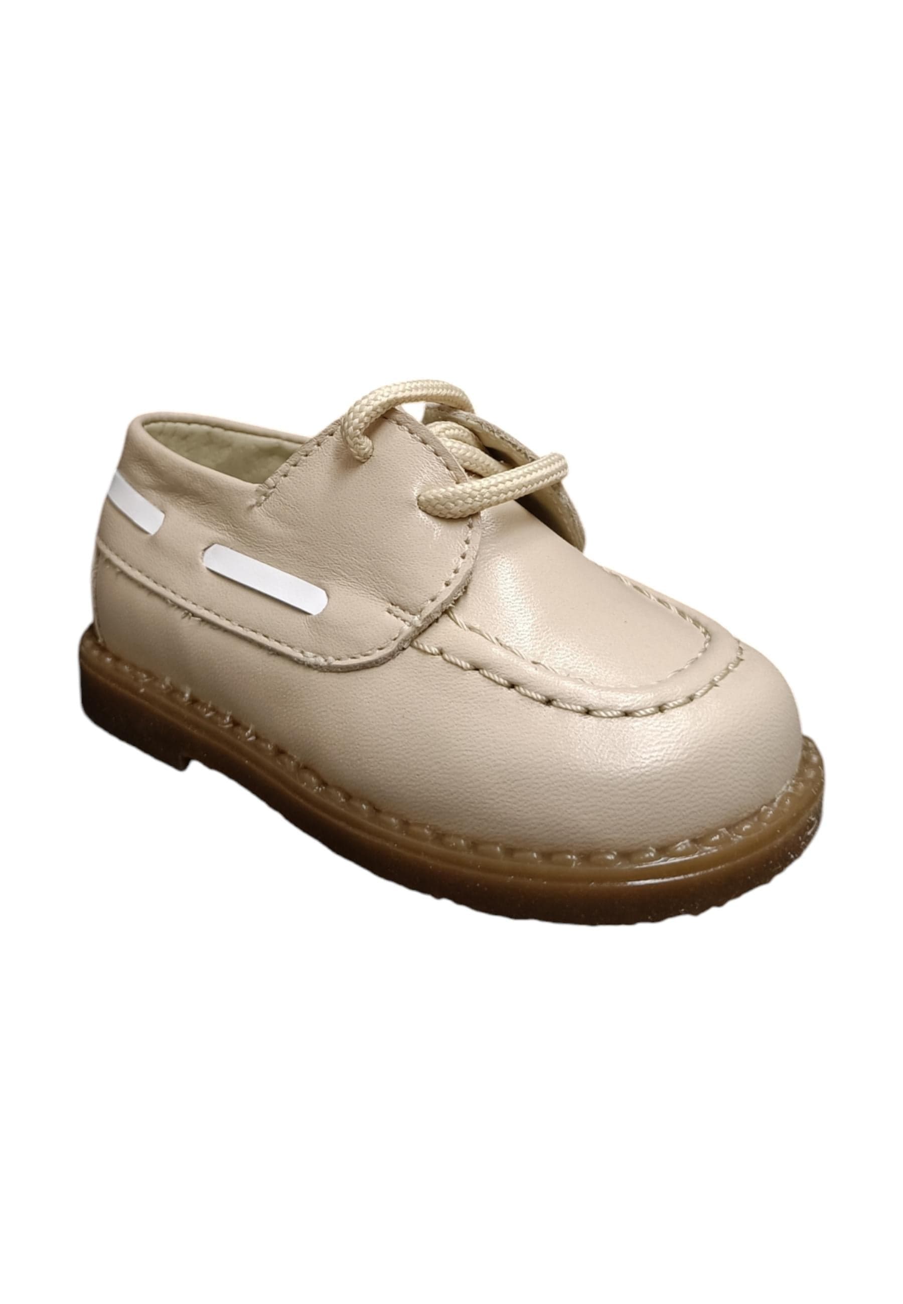 Scarpe inglesino Bambini panyno B3622  beige-bianco laccio in Ballerine Scarpetteria Gica - Trani, commercioVirtuoso.it