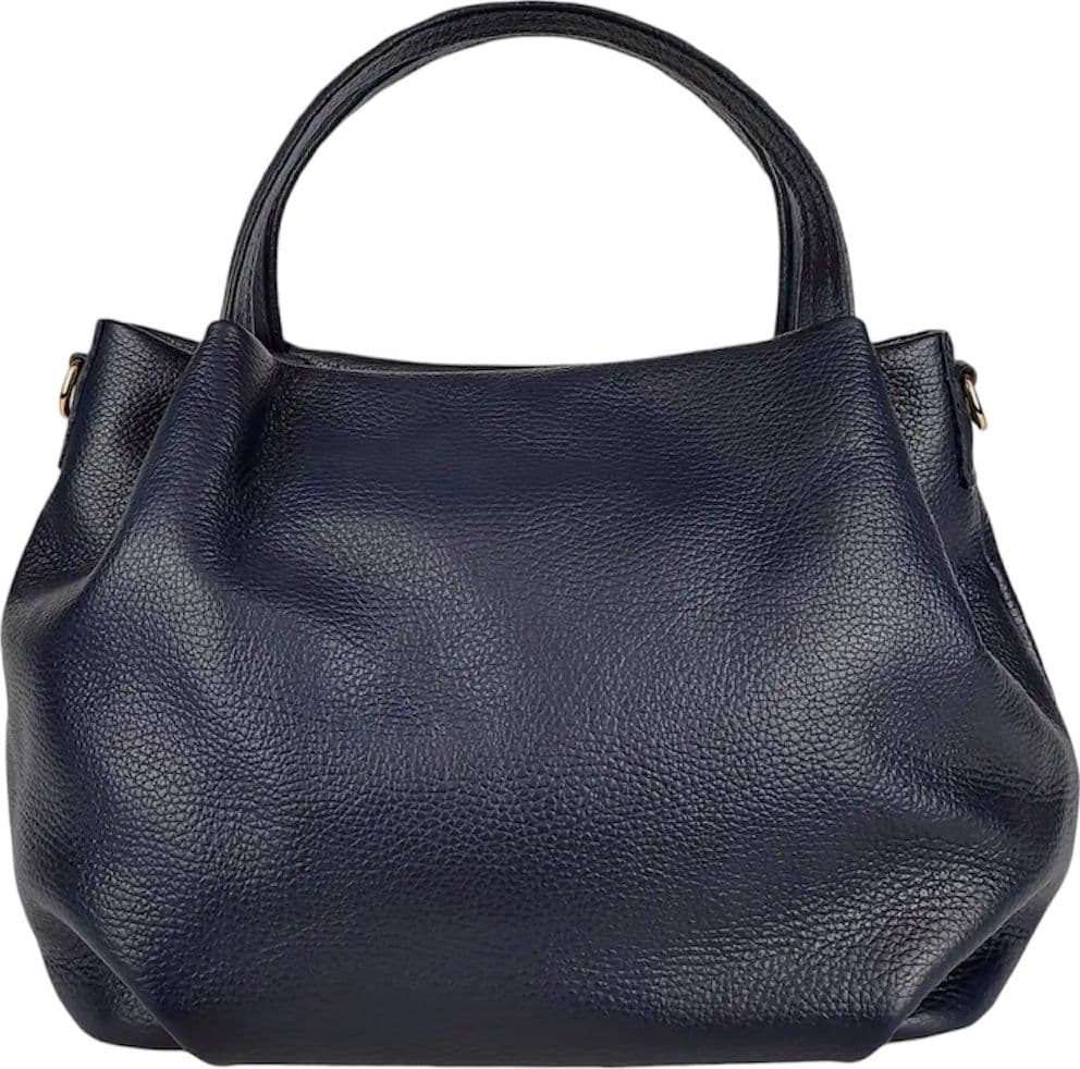 Modarno borsa a mano da donna, borsa a tracolla, borsa a spalla italiana in vera pelle dollaro 25x14x19 cm - 16