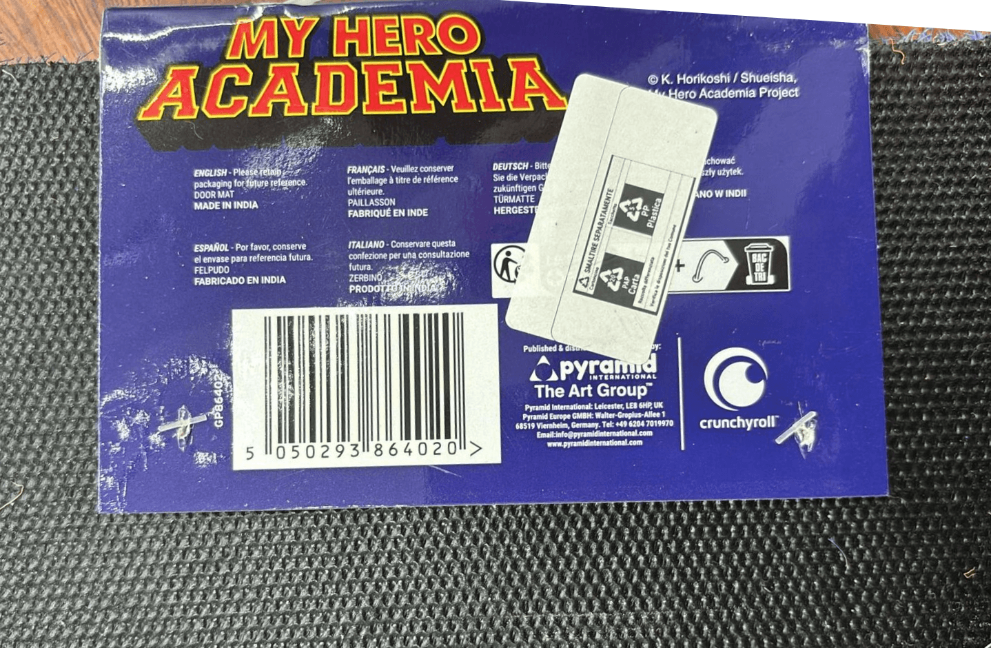 Zerbino My Hero Academia Mha Plus Ultra Cm 60X40 - Gp86402 - 4