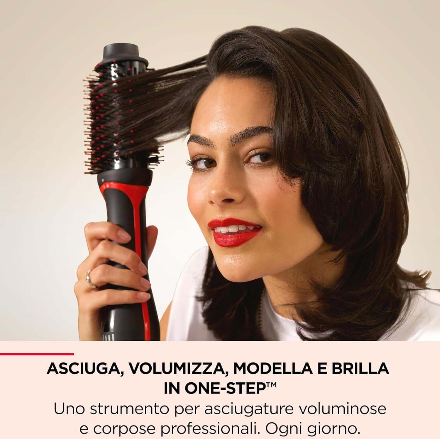 Revlon Spazzola Staccabile One-Step Asciugacapelli e Volumizzante Plus Nero RVDR5298E Usato - 2
