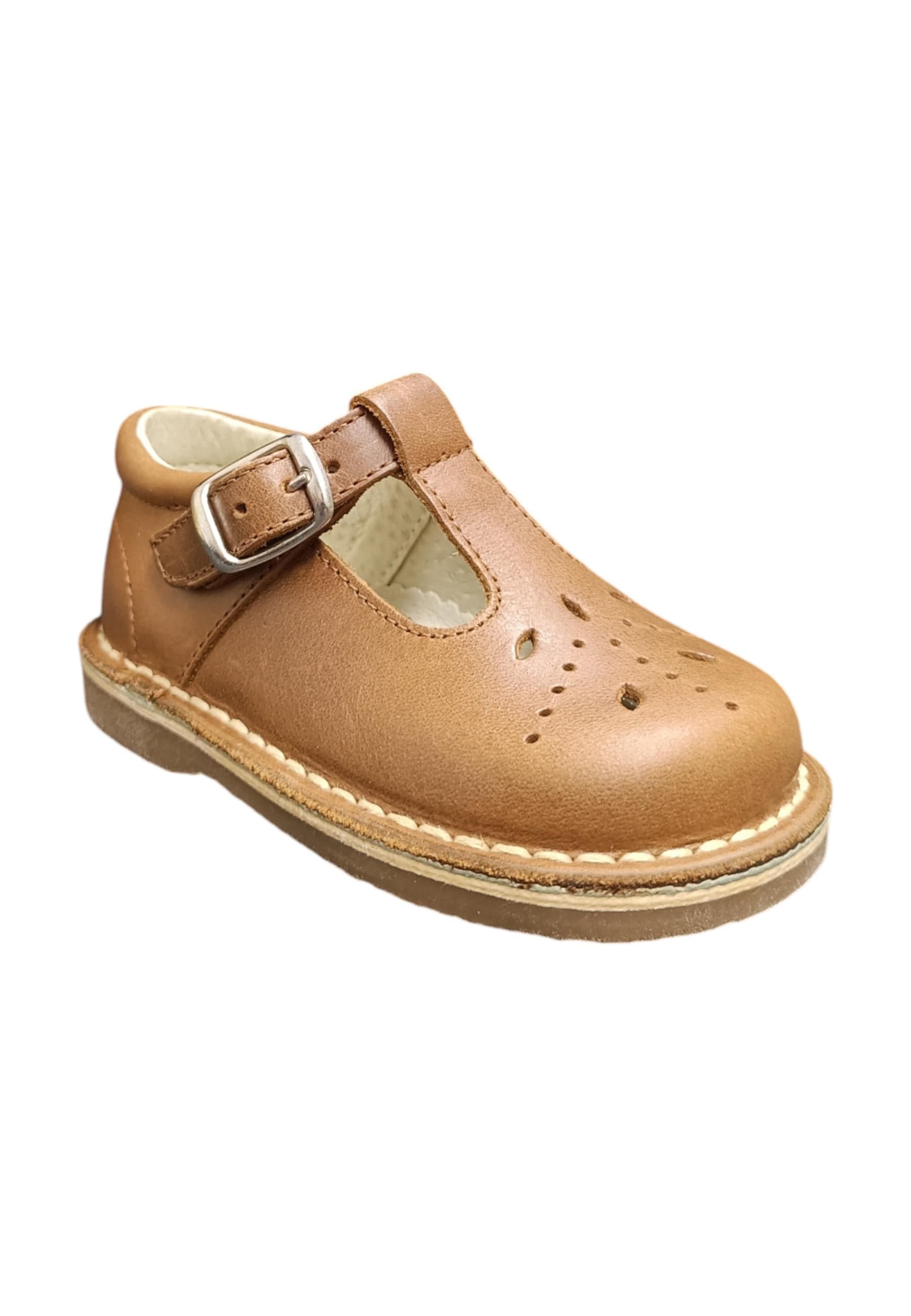 Scarpe occhi di bue-semiaperto Bambini panyno B2805  cuoio fibia in Ballerine Scarpetteria Gica - Trani, commercioVirtuoso.it