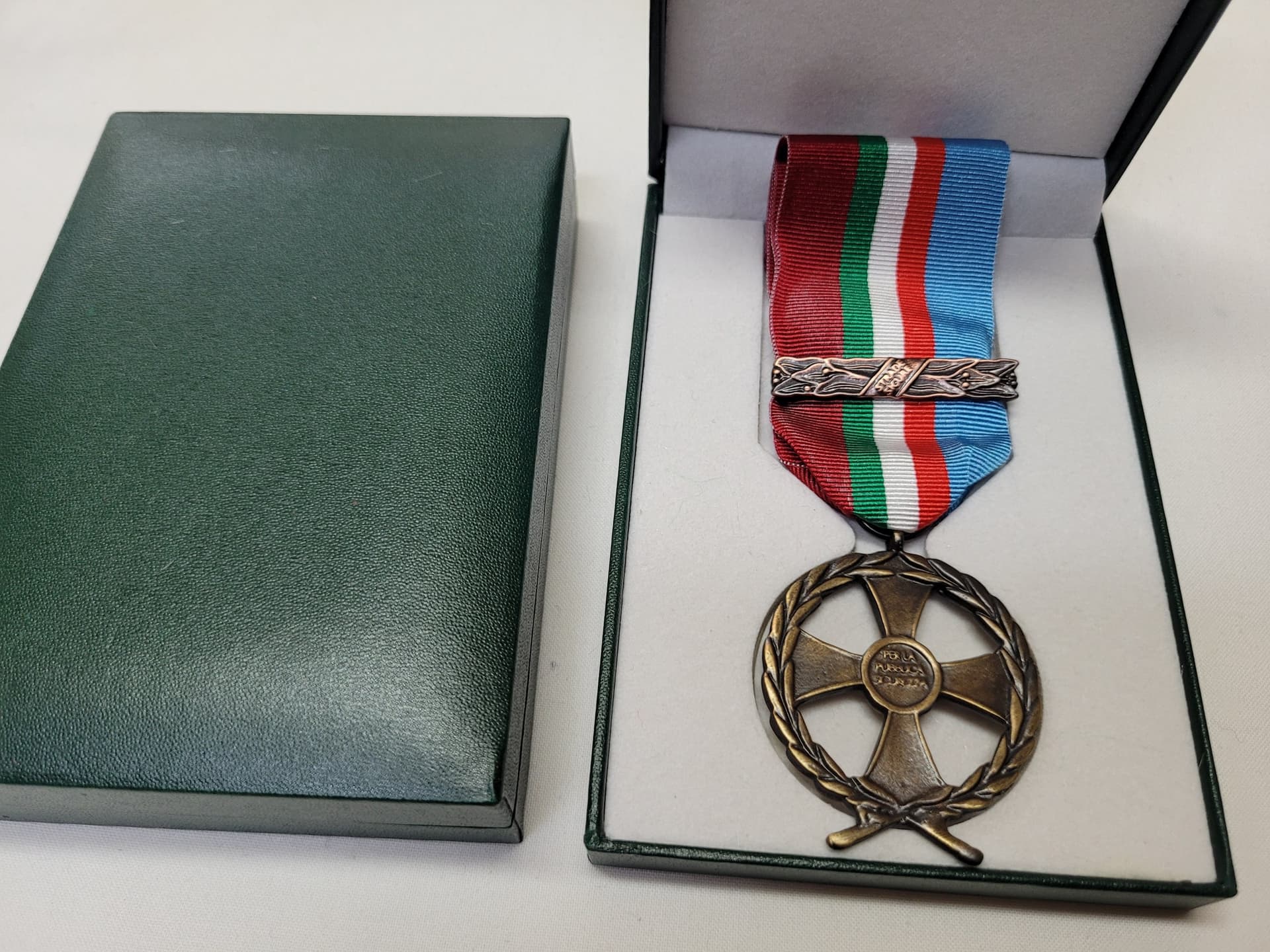Croce Medaglia Operazione Strade Sicure con scatola Repubblica Italiana - 2