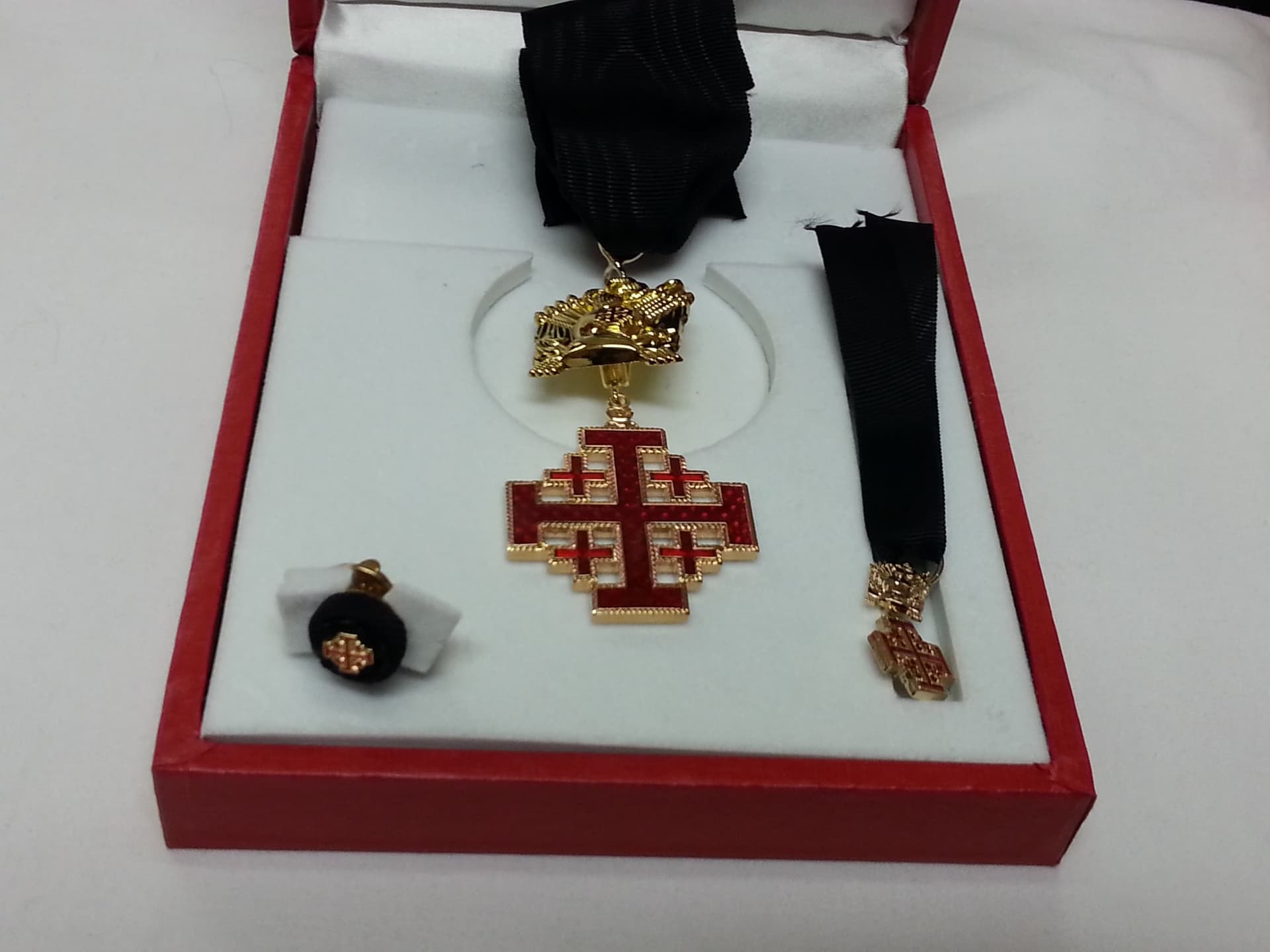 Kit croce Ordine Equestre del Santo Sepolcro di Gerusalemme - 2